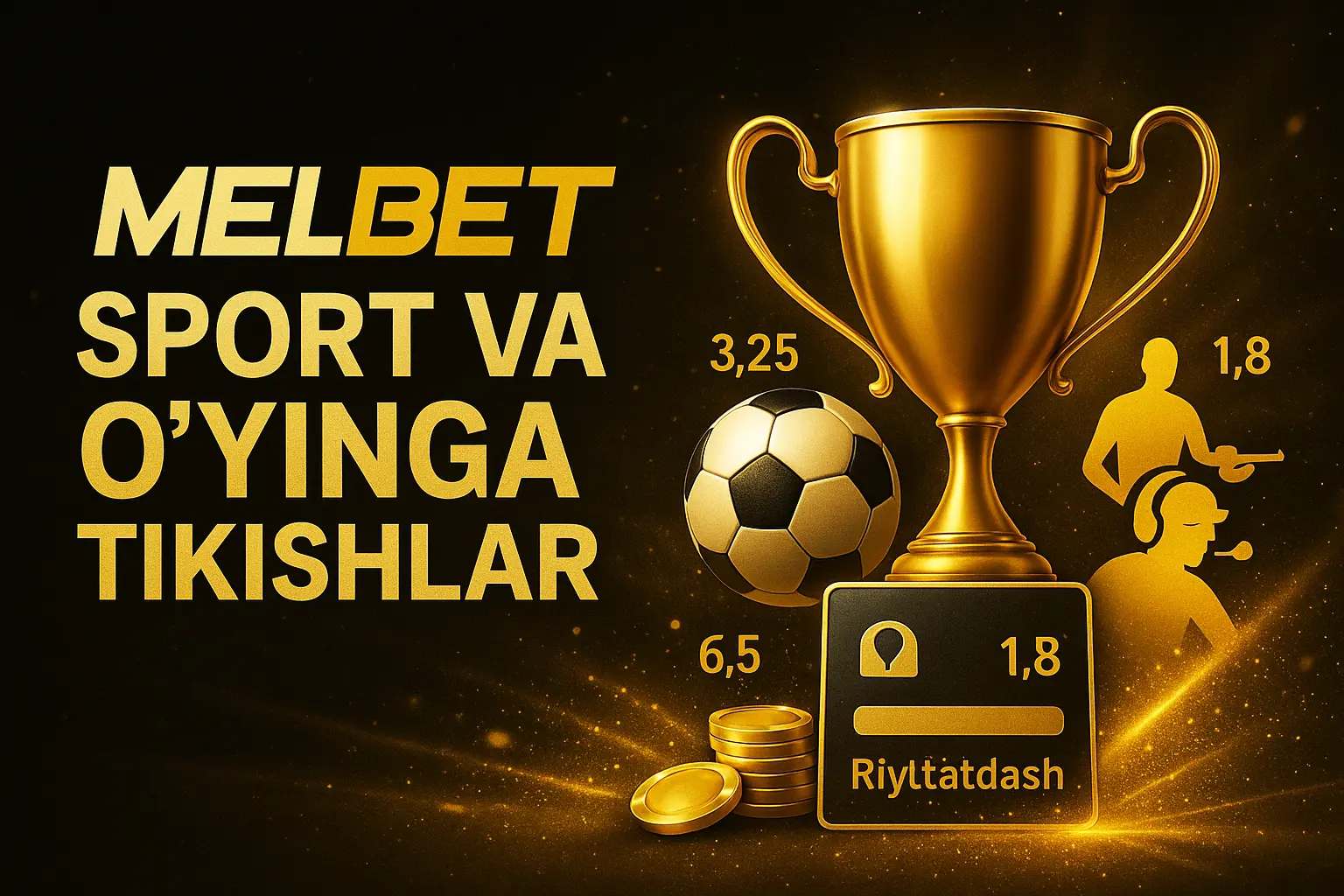 MelBet sport va o‘yinga tikishlar
